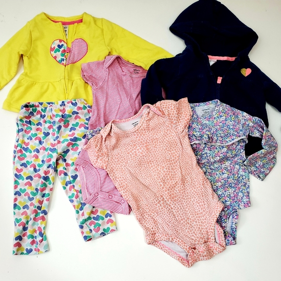 6 pc Carter's Mix & Match Outfits Bundle Size 12m - Picture 9 of 9